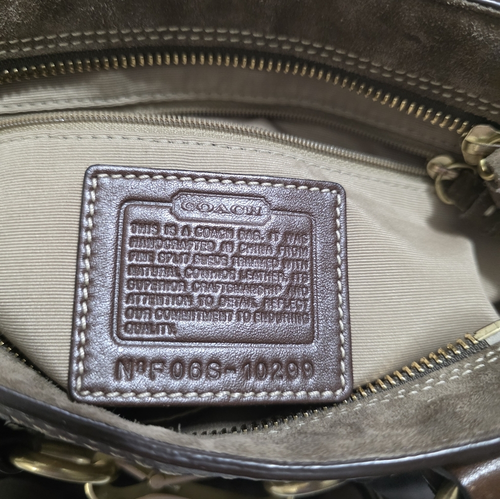 COACH Hampton Patchwork Satchel -limited edition … - image 4